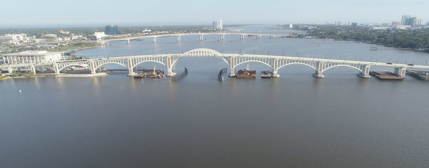 TOM STAED VETERANS MEMORIAL BRIDGE. DAYTONA BEACH, FLORIDA